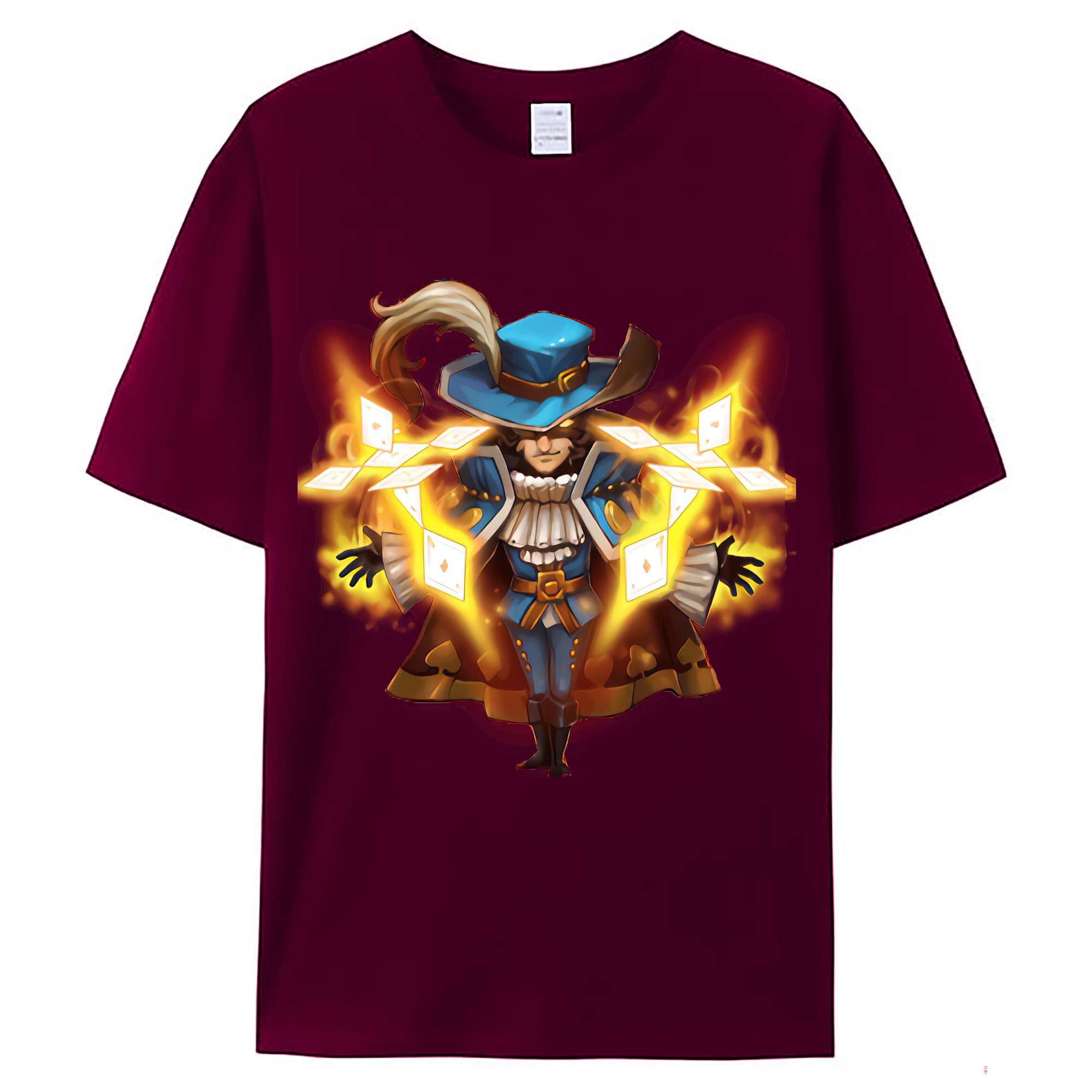 （画像用） リーグ・オブ・レジェンド League of Legends LOL レディースカジュアルプリントTシャツ（綿100％）